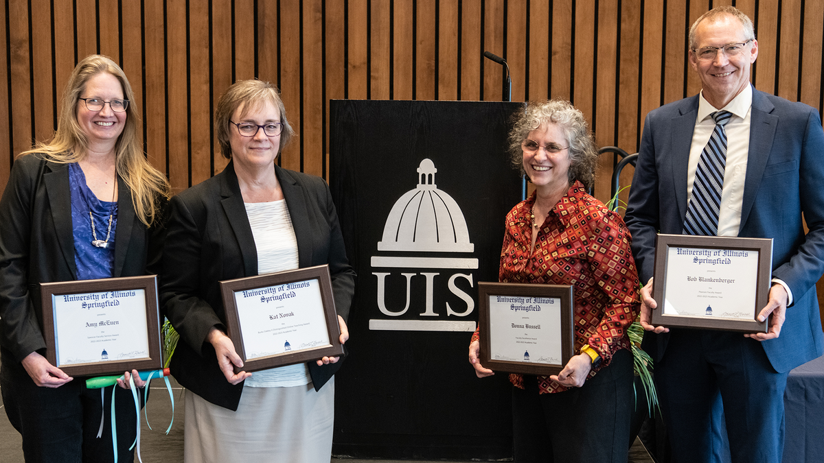 Faculty holding awards