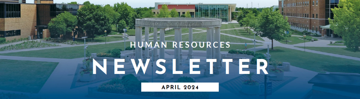 UIS Human Resources Newsletter April Header