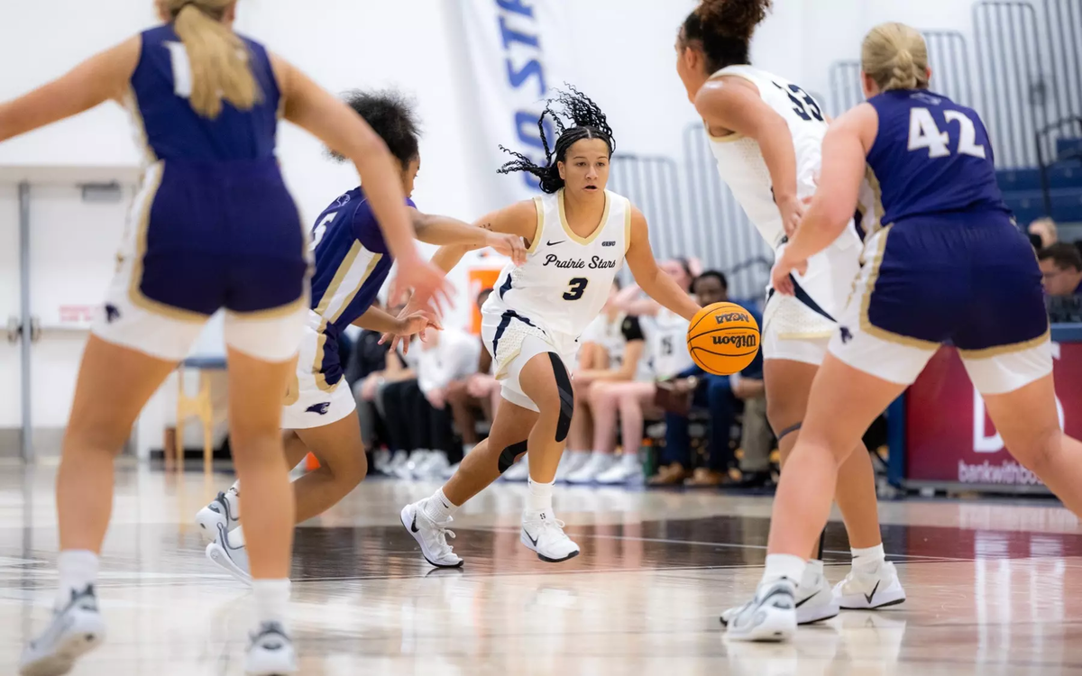 Kayla Rice playing basketball 