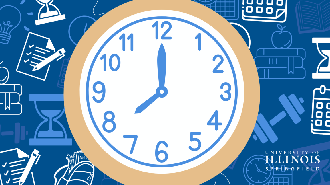 A clock.