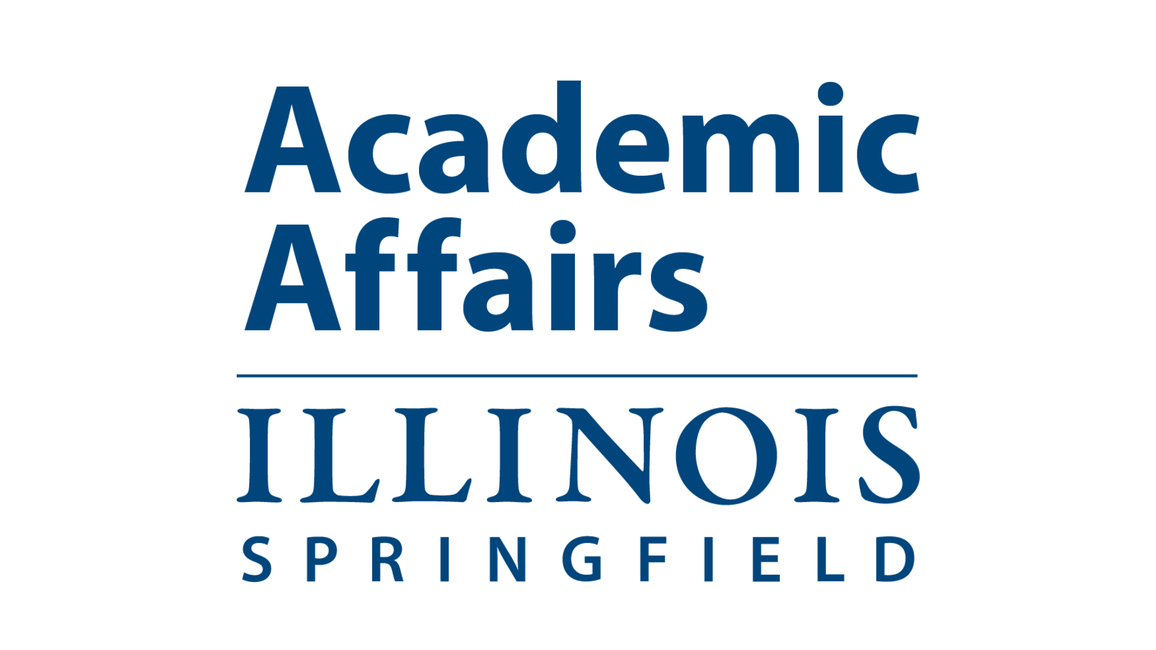 Academic Affairs logo, Illinois Springfield text.