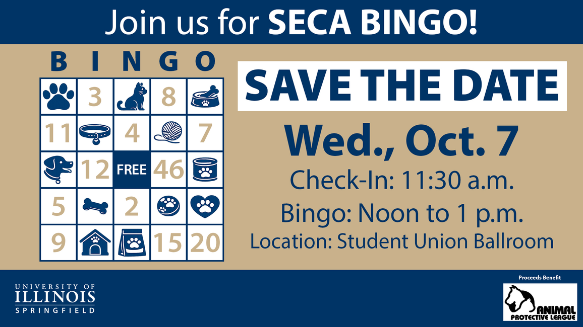 SECA Bingo event on Oct. 7 at Student Union Ballroom.
