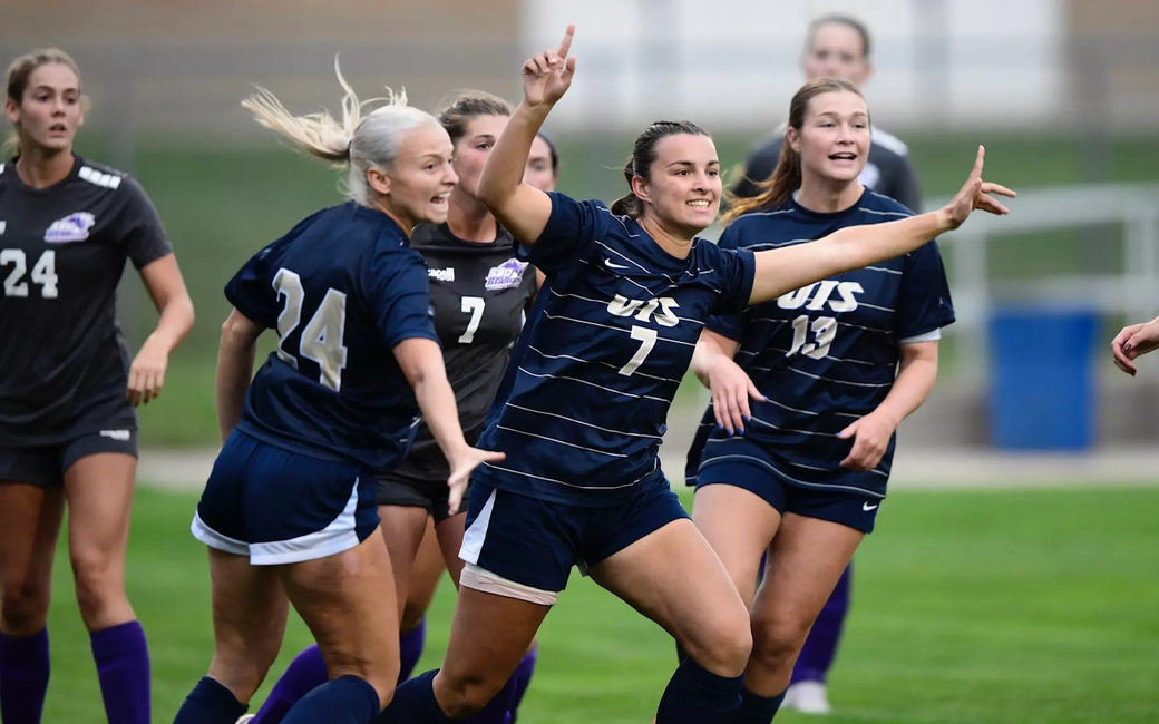 Women's Soccer Team Celebration