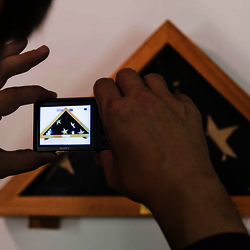 framed american flag