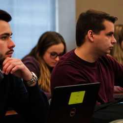 students paying attention in the classroom