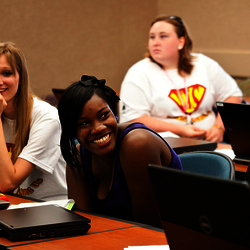 students in class