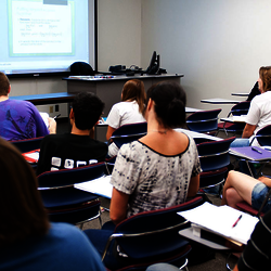 students in class