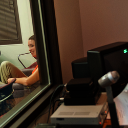 professor observing class exercise