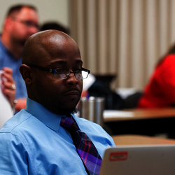 students in class
