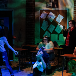theatre students on stage