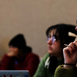 students in class