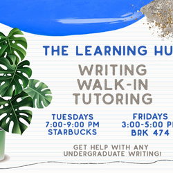 Writing Walk-In Tutoring