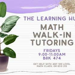 Math Walk-In Tutoring