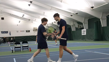 Miran Todorovic and Kai Van-Roon playing Tennis