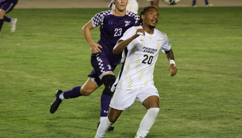 Cullen Ogbuke playing soccer