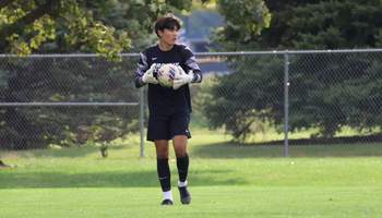 Joe Brudnak as goalkeeper