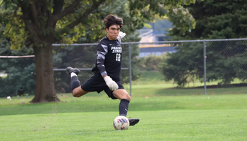 Joe Brudnak goal kick