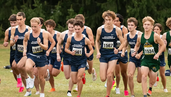 UIS men's cross country takes off from the starting line