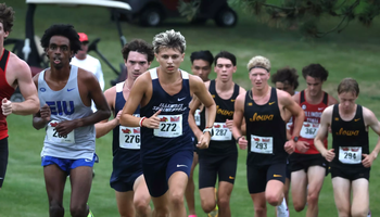 Dom Cantarini running cross country for UIS
