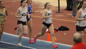 Marissa Roggensack racing indoor track