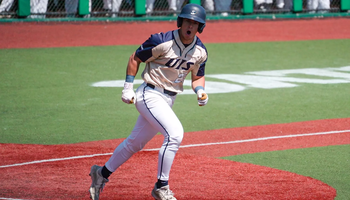 Kody Morton playing baseball