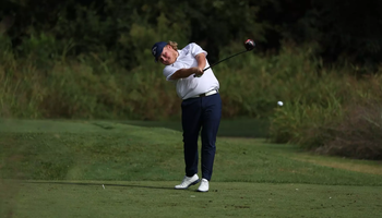 Peyton Woods playing golf