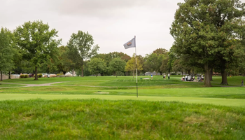 Findlay Golf Course with tournament flag