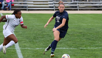 Katelynn Ward playing soccer