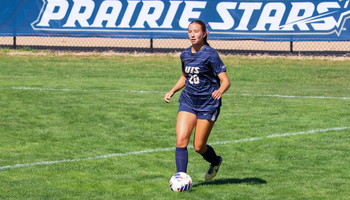 Makenna Yeager playing soccer