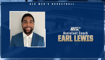 Earl Lewis. UIS Men's Basketball. Assistant Coach. A photo of Earl Lewis. UIS Athletics Logo