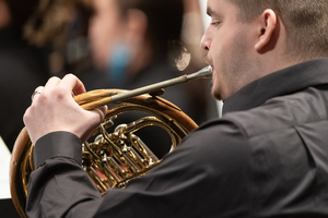 French horn player