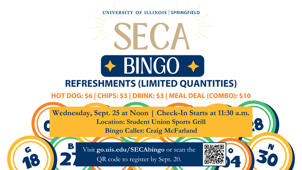 SECA Bingo - September 25