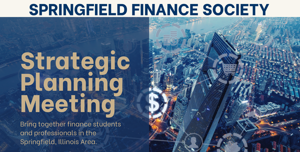 Springfield Finance Society - Strategic Planning Meeting Header