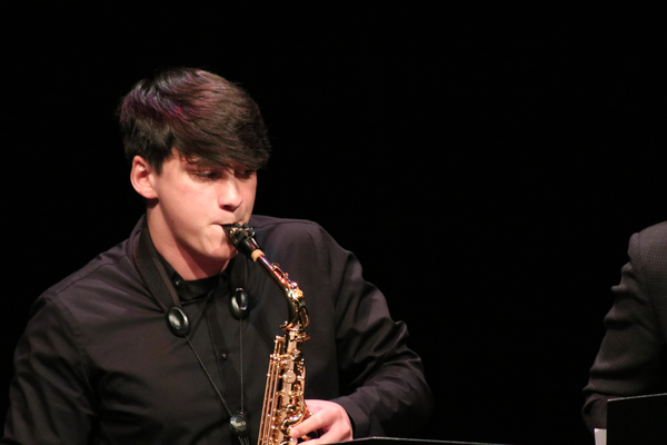 Student saxophone player.