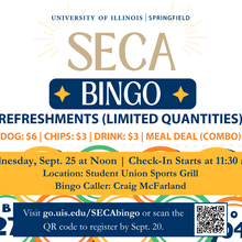 SECA Bingo - September 25