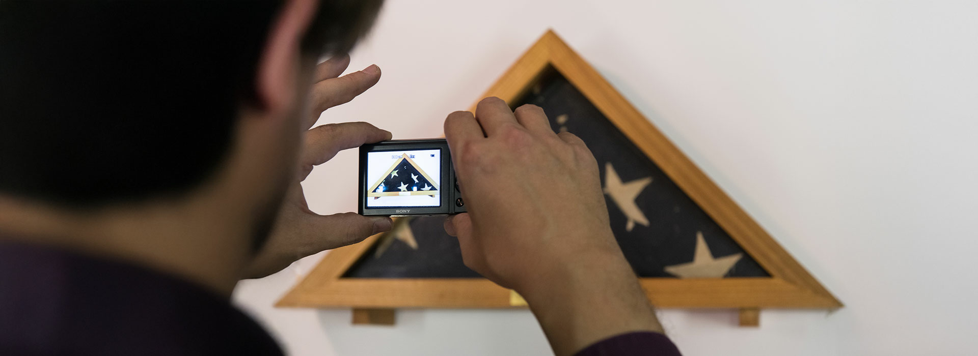 framed american flag