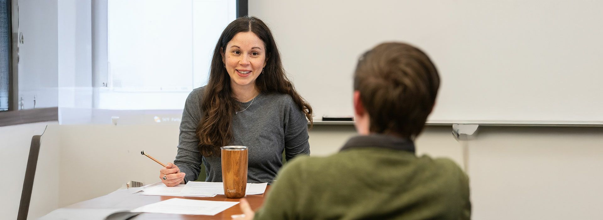 student and professor