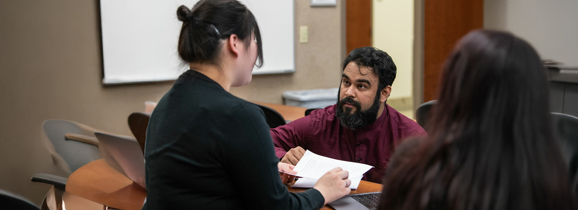 student and professor