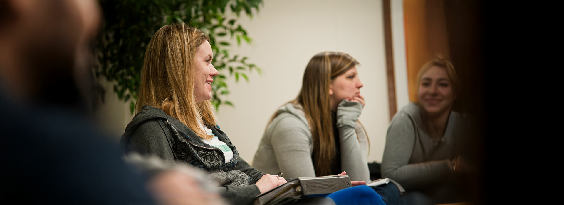 students in class