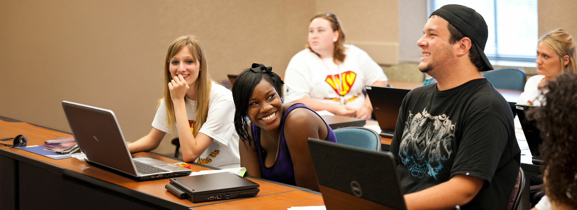 students in class